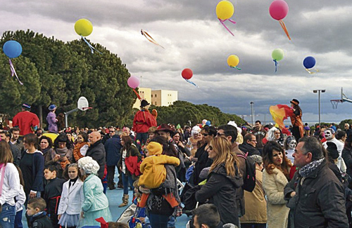 Una imatge de la festa al parc del Tramvia. Foto: Ajuntament