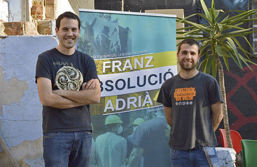 Estartús (dreta) ha estat absolt, igual que Adrià Aragonès (esquerra). Foto: Arxiu