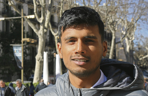Muhammad va patir una identificació policial racista el 2013 a Barcelona. Foto: Arxiu