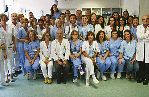 Lauzurica destaca la feina de tots els professionals de l’hospital. Foto: Can Ruti