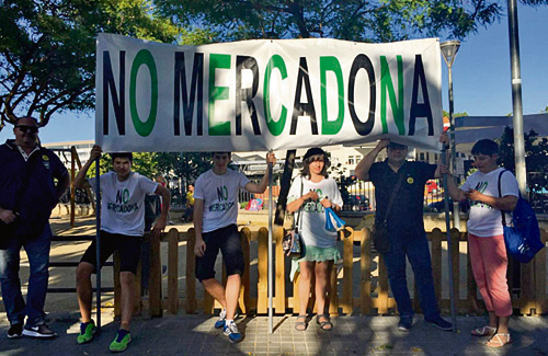 L’oposició a Mercadona vol fer-se sentir. Foto: Twitter