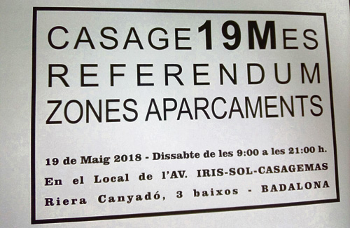 Hi podran votar quasi 4.000 persones. Foto: AAVV de Casagemes