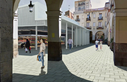 Una imatge virtual del futur Mercat de Sant Andreu. Foto: Ajuntament