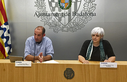 Sabater i Duran van presentar dilluns les conclusions de l’informe. Foto. Ajuntament