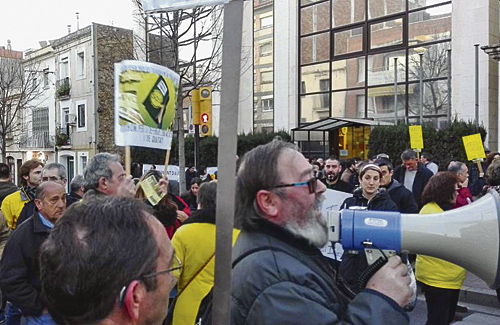 Manifestació del 4 de febrer contra els tancaments. Foto: Arxiu