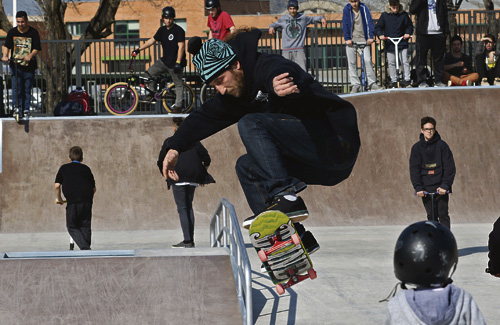 El nou skate park, estrenat el mes de febrer. Foto: Ajuntament