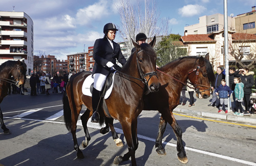 Cavalls, carros, carruatges i genets van desfilar pels carrers de Martorell. Foto: Línia Nord