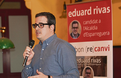Eduard Rivas (PSC) va ser el més votat. Foto: PSC