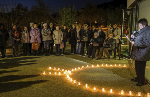 Els actes reivindicatius i les campanyes de sensibilització han tornat a centrar el 25 de novembre. Foto: Ajuntament de Collbató