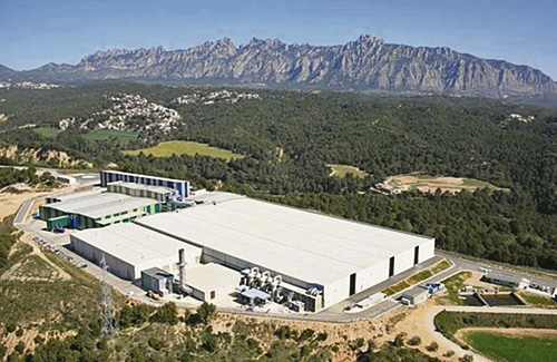 La planta de residus Ecoparc, a tocar de Collbató. Foto: Generalitat