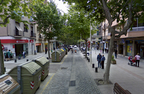 La ciutat té més de 4 botigues per cada 100 habitants. Foto: Google Maps
