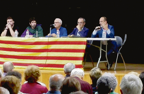 Partits sobiranistes debaten sobre el referèndum a l’Orfeó