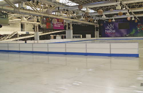 La pista de gel romandrà oberta fins al 10 de gener. Foto: La Farga