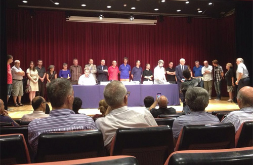 El Barradas va acollir representants de les 50 entitats signants. Foto: ANC