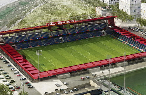 L’estadi serà la “joia de la ciutat esportiva”, segons Bartomeu. Foto: FCB