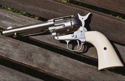 Una de les armes que tenia el condemnat era un revòlver Colt. Foto: Arxiu