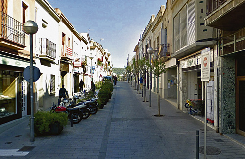 L’accés al carrer Bonavista estarà controlat per càmeres. Foto: Google Maps