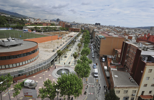 Can Vidalet (imatge) i Can Clota són els dos barris més afectats. Foto: Ajuntament