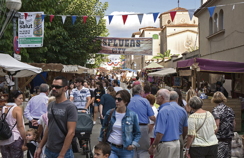 El mercat de temàtica ‘western’ torna amb Sant Mateu. Foto: Ajuntament