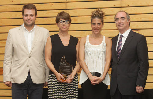 Una imatge de Pascual a l’entrega dels premis. Foto: Jordi López / FCA