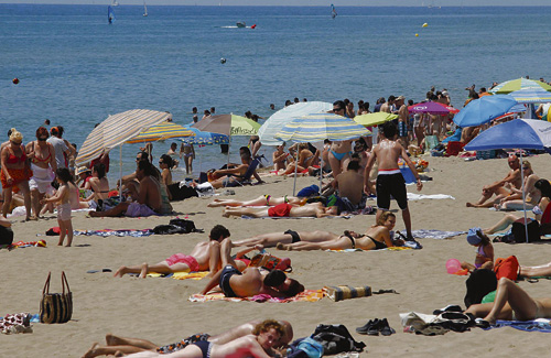 Imatge de la platja de Gavà Mar. Font: Ajuntament