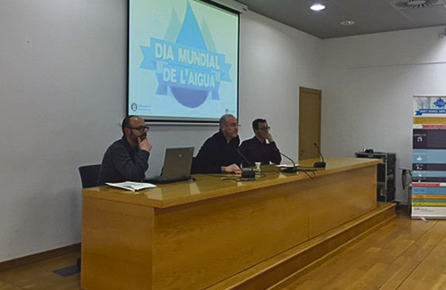 Molina va demanar un consum responsable de l’aigua. Foto: Twitter (@bgavajsv)
