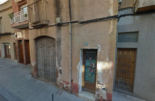 L’edifici esfondrat es troba al carrer de Sant Nicasi, 50. Foto: Google Maps
