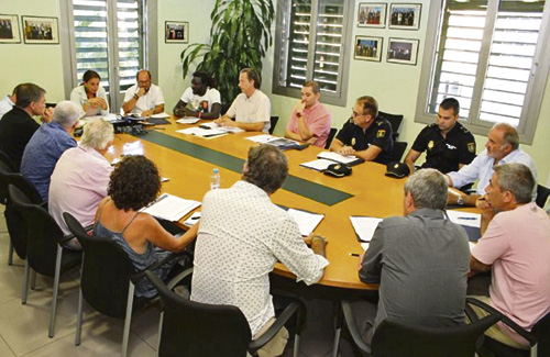 Imatge de la primera reunió de la taula. Foto: Ajuntament
