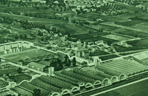 Una imatge de l'antiga fàbrica d'Uralita. Foto: Col·lectiu Ronda