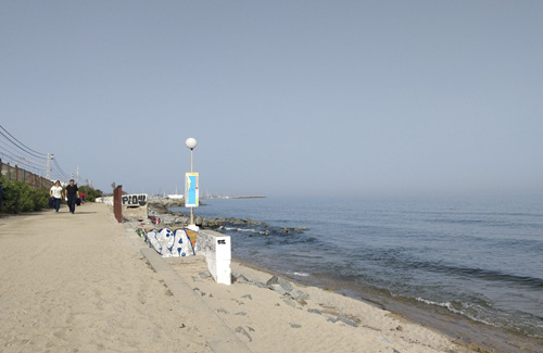 Les platges del Baix Maresme pateixen una erosió constant que les deixa sense sorra. Foto: Víctor Ferran Mir