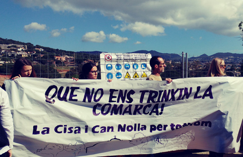 La Plataforma per la Cisa s’oposa al projecte. Foto: Twitter (@Jordilic)