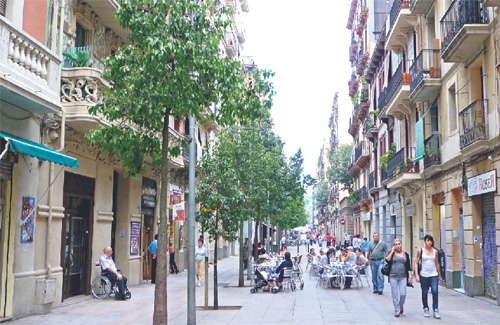 El carrer Blai és una de les zones problemàtiques del barri. Foto: Ajuntament