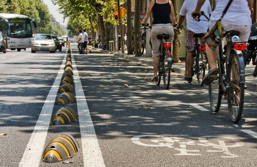 El debat sobre la convivència entre ciclistes i vianants torna a agafar força. Foto: Generalitat