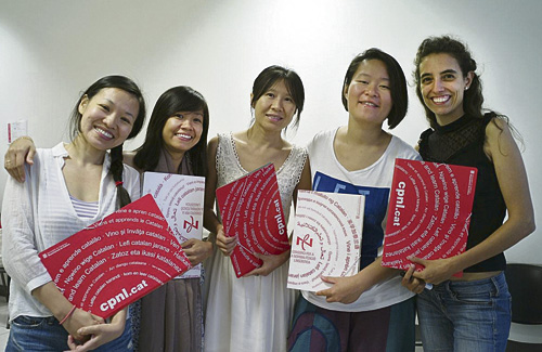 El CNL donarà informació als botiguers xinesos sobre cursos de català. Foto: Sants-Les Corts