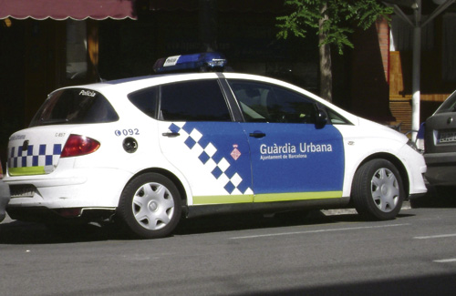 La Guàrdia Urbana va detenir els sospitosos de matinada. Foto: Arxiu 