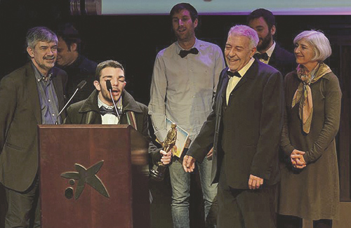 Entrega del premi a ‘Le Petit Patrick’. Foto: Ferran Descarrega