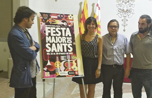 Imatge de l’acte de presentació del cartell de la Festa Major. Foto: Ajuntament