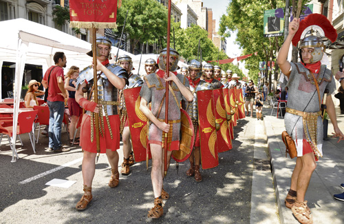 Les legions romanes van tornar a desfilar per Creu Coberta. Foto: El3.cat