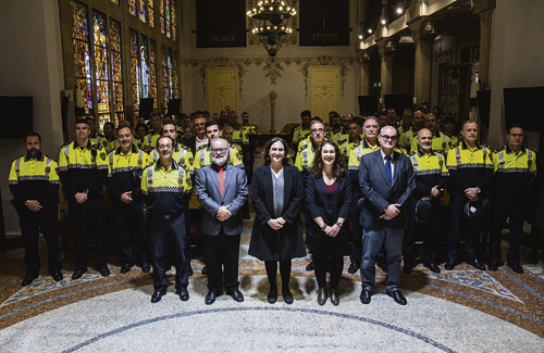 Presentació de la policia de barri de Sants-Montjuïc i Ciutat Vella. Foto: Districte