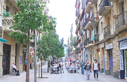 El carrer Blai, un dels punts problemàtics del nou pla. Foto: Ajuntament