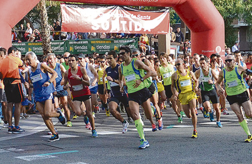 Una imatge de la cursa de l’any passat. Foto: Montse Beltrán / Cros Popular