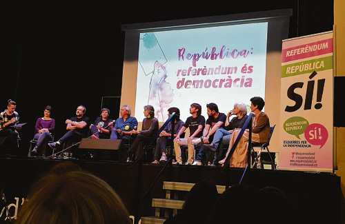 Una imatge de tots els ponents de l’acte celebrat dilluns. Foto: Twitter (@subiranacubinsa)
